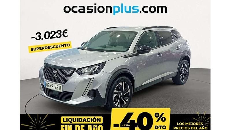 Gris Usado 2023 Peugeot 2008 Allure SUV | 12.667 € (Precio justo) - Imagen 1/4