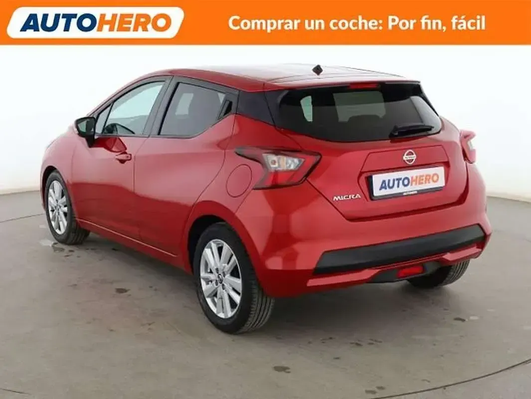 Usado Nissan Micra Acenta 101 CV (74 kW) 2019 Rojo Utilitario