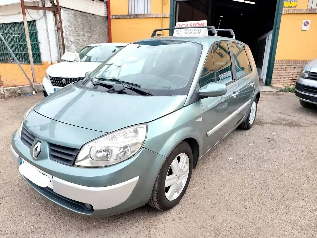 Brugt Renault Grand Scénic II Expression 130 HK (95 kW) 2007 Grøn MPV