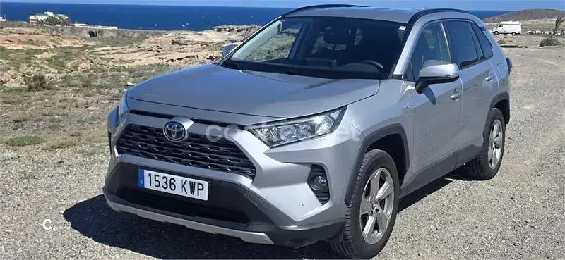 Usado Toyota RAV4 Hybrid Advance 197 CV (144 kW) 2019 Gris / plata SUV