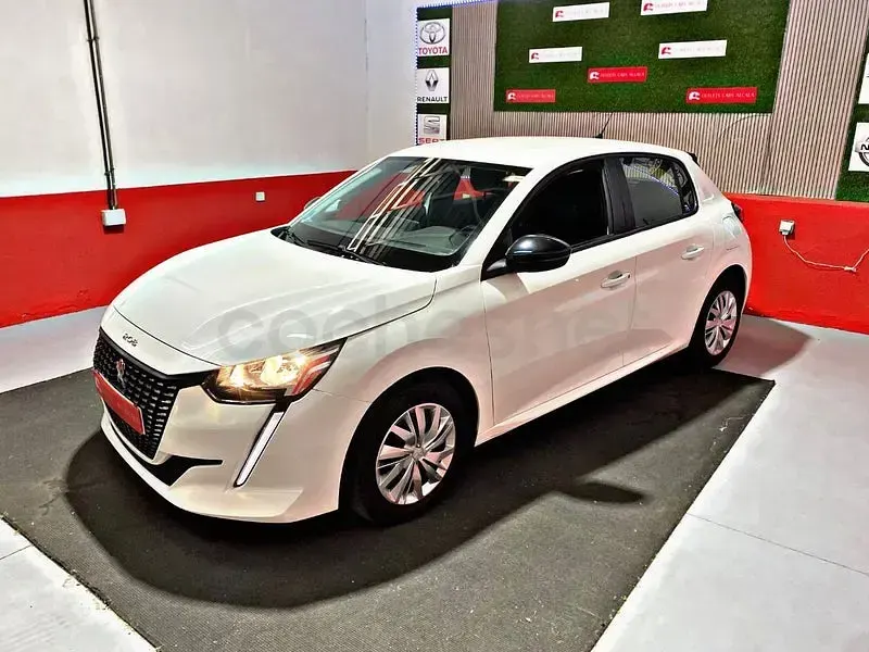 Usado Peugeot 208 Active 100 CV (73 kW) 2022 Blanco Utilitario
