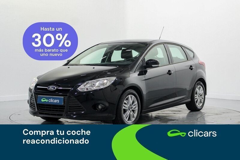 Negro Usado 2014 Ford Focus Trend Berlina | 8990 € (Precio justo) - Imagen 1/4