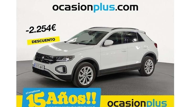 Blanco Usado 2023 VW T-Roc Life SUV | 22.546 € (Precio justo) - Imagen 1/4