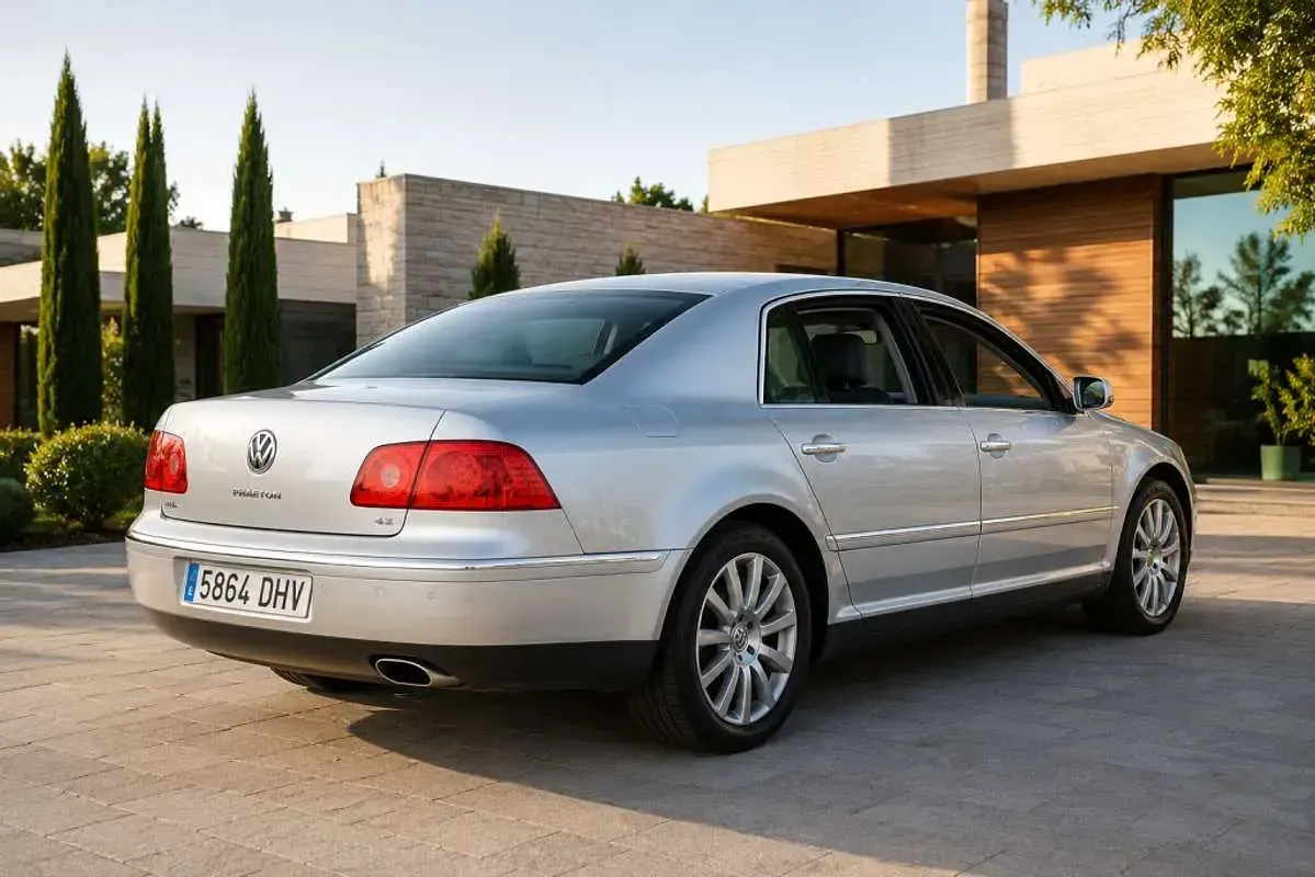 Usado VW Phaeton 334 CV (245 kW) 2005 Plateado Berlina