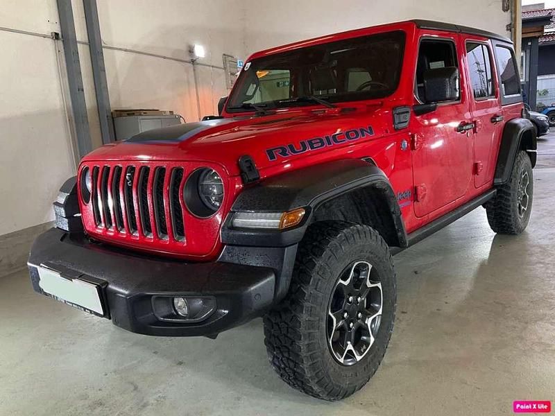 Usado Jeep Wrangler Unlimited Rubicon 381 CV (280 kW) 2021 Rojo SUV