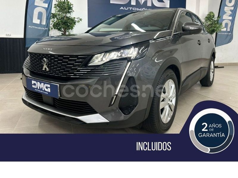 Gris / plata Usado 2021 Peugeot 3008 Active SUV | 19.999 € (Precio justo) - Imagen 1/4