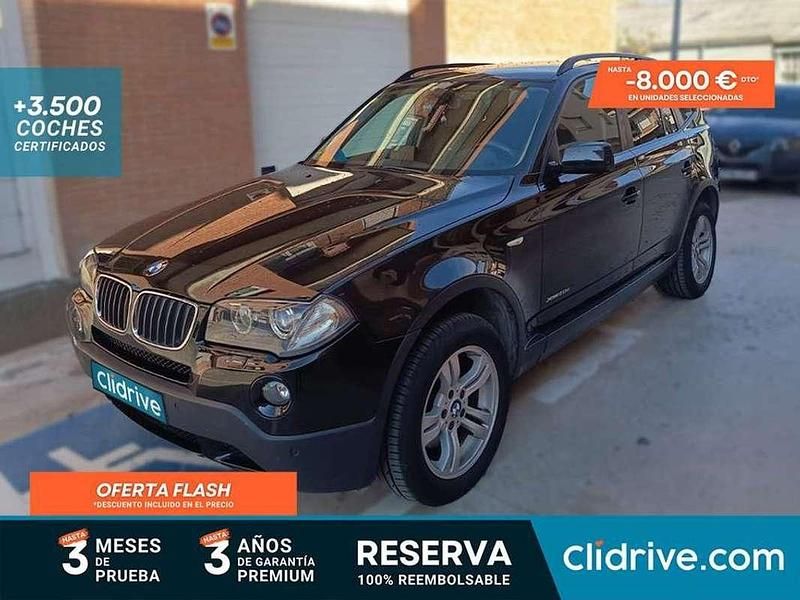 Negro Usado 2009 BMW X3 SUV | 8490 € (Precio justo) - Imagen 1/3
