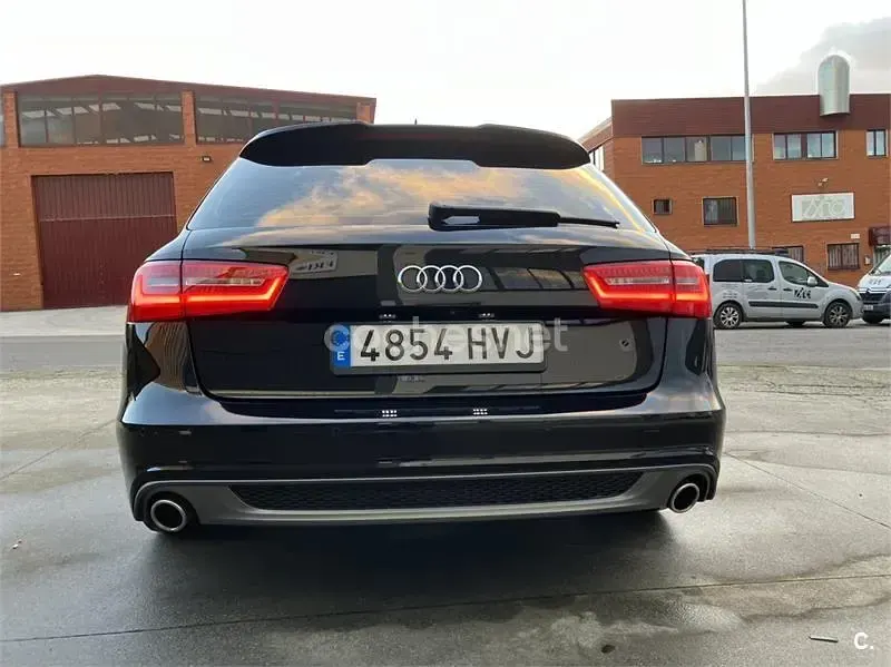 Usado Audi A6 S-Line 204 CV (150 kW) 2014 Negro Familiar