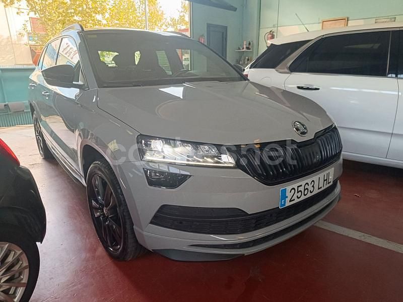 Beige Usado 2020 Skoda Karoq SportLine SUV | 19.000 € (Precio justo) - Imagen 1/4
