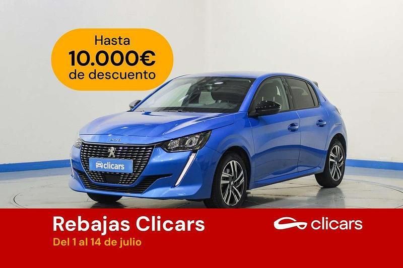 Azul Usado 2022 Peugeot 208 Allure Utilitario | 14.090 € (Buen precio) - Imagen 1/4