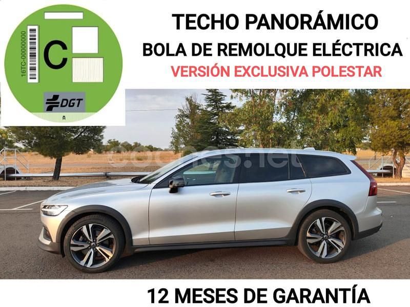 Gris / plata Usado 2020 Volvo V60 CC Pro Familiar | 27.995 € (Precio justo) - Imagen 1/4