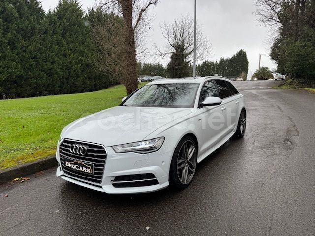 Usado Audi A6 S-Line 218 CV (160 kW) 2016 Blanco Familiar
