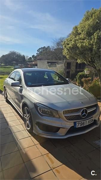 Usado Mercedes CLA220 AMG line 170 CV (125 kW) 2013 Gris / plata Berlina