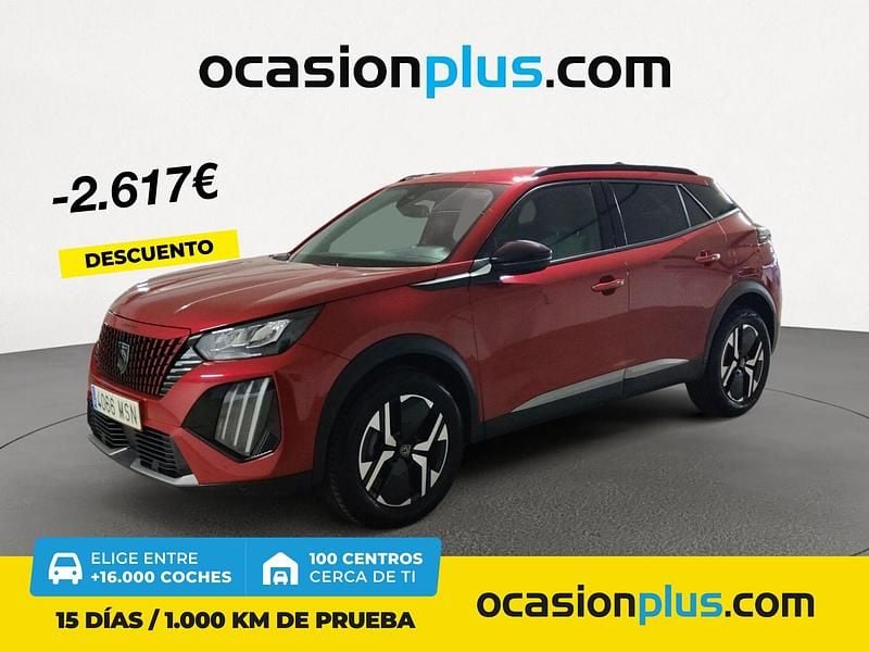 Rojo Usado 2024 Peugeot 2008 Allure SUV | 18.450 € (Precio justo) - Imagen 1/4