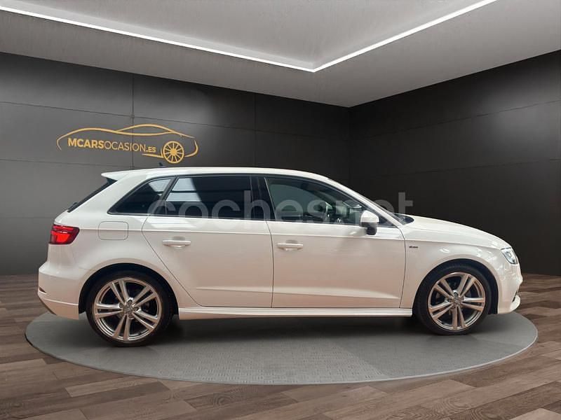 Usado Audi A3 S-Line 116 CV (85 kW) 2019 Blanco Berlina