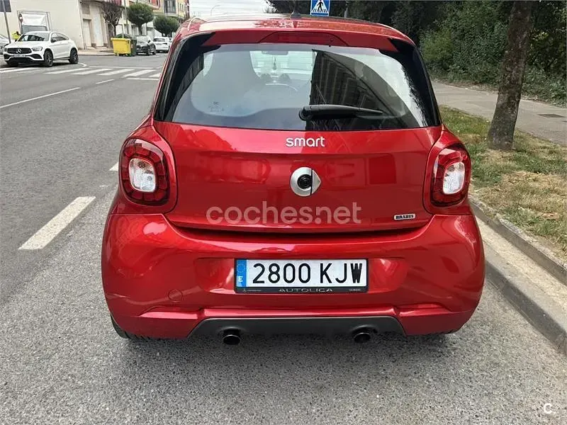 Usado Smart ForFour Brabus 109 CV (80 kW) 2017 Rojo Utilitario