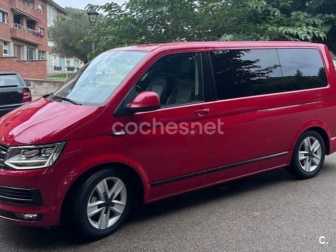 Rojo Usado 2017 VW Multivan Trendline Monovolumen | 28.400 € (Super precio) - Imagen 1/4