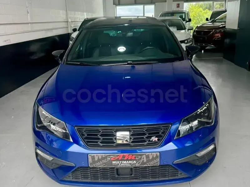 Usado Seat Leon FR 150 CV (110 kW) 2020 Azul Berlina