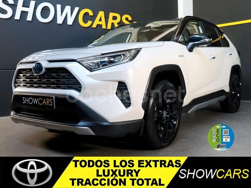 Blanco Usado 2022 Toyota RAV4 Hybrid Luxury SUV | 39.300 € - Imagen 1/4