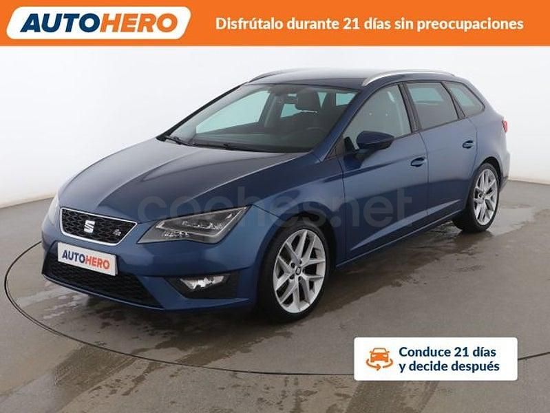 Azul Usado 2016 Seat Leon FR Familiar | 15.199 € (Precio justo) - Imagen 1/3