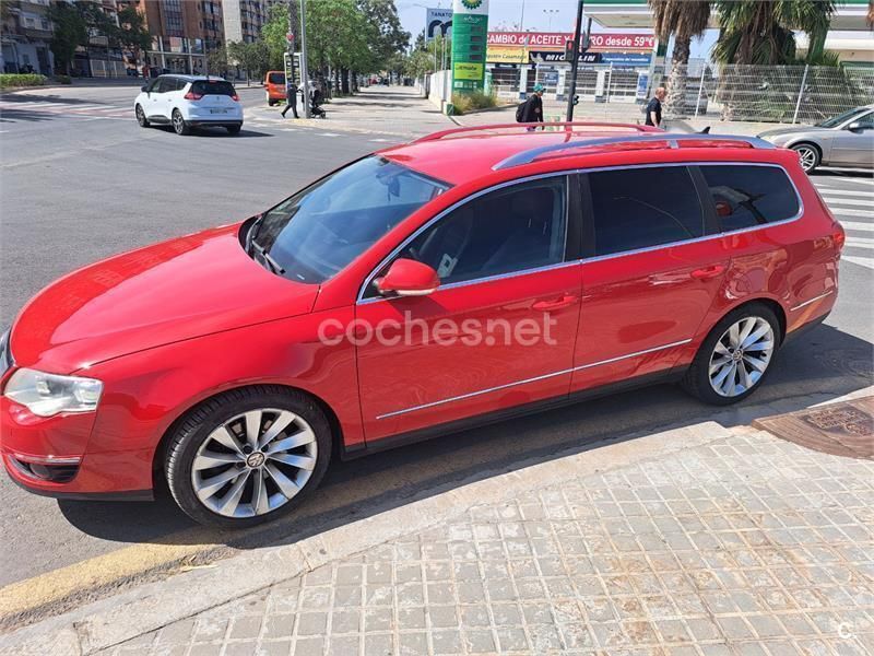 Rojo Usado 2008 VW Passat Highline Familiar | 8200 € - Imagen 1/4