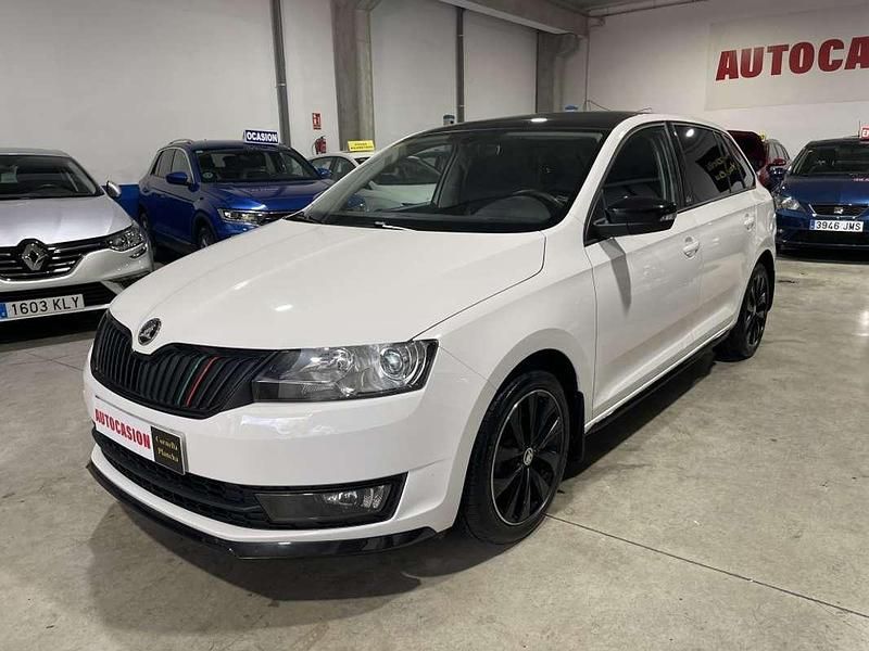 Usado Skoda Rapid Monte Carlo 90 CV (66 kW) 2016 Blanco Utilitario
