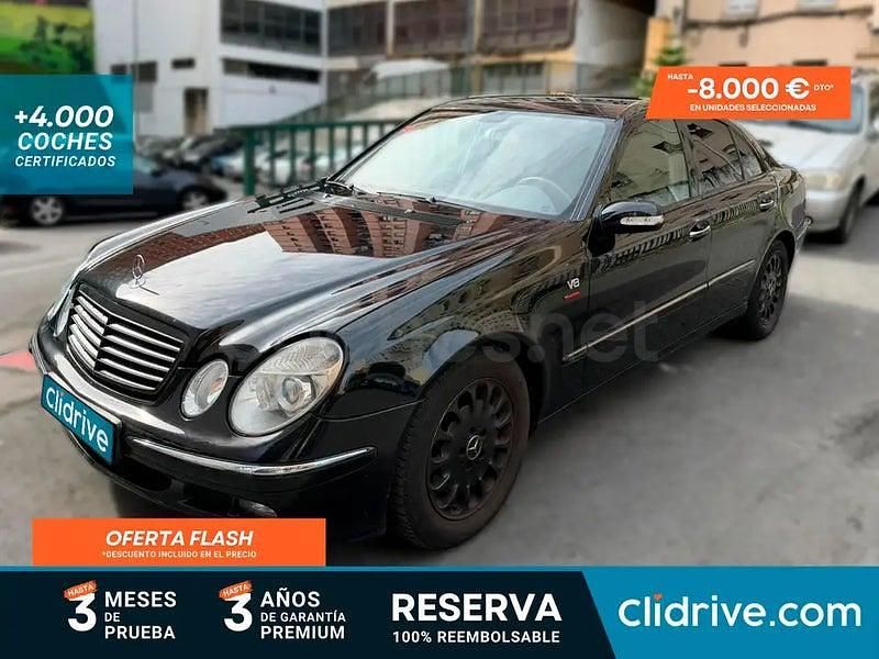 Usado Mercedes E350 211 CV (155 kW) 2005 Negro Berlina