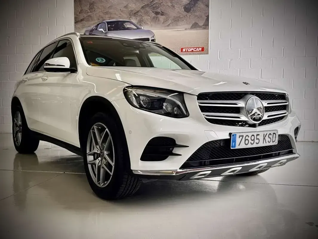 Usado Mercedes GLC250 211 CV (155 kW) 2019 Blanco SUV