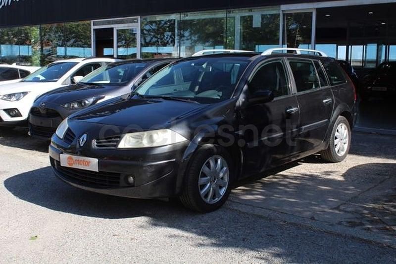 Usado Renault Mégane GrandTour Expression 110 CV (80 kW) 2007 Negro Familiar
