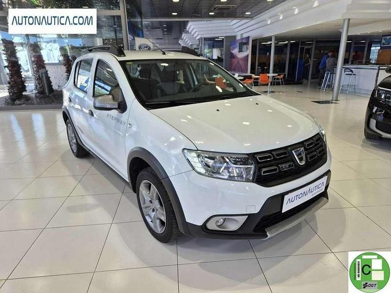 Blanco Usado 2018 Dacia Sandero Stepway Ambiance Utilitario | 7800 € (Buen precio) - Imagen 1/4