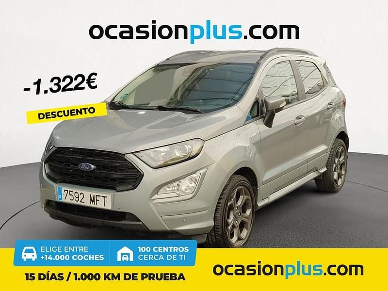 Gris Usado 2023 Ford Ecosport ST-Line SUV | 14.550 € (Precio justo) - Imagen 1/4