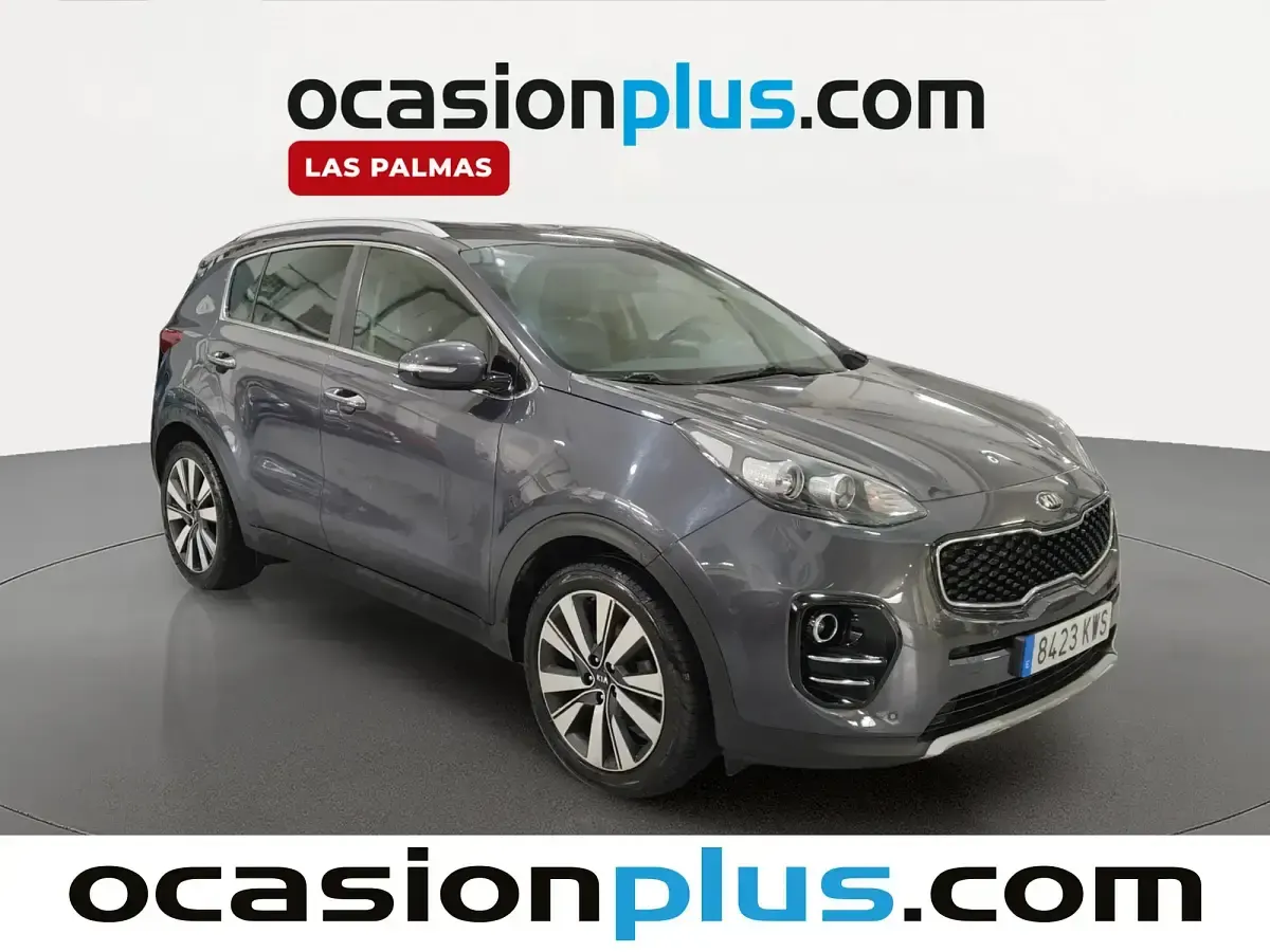 Usado Kia Sportage 177 CV (130 kW) 2019 Gris SUV