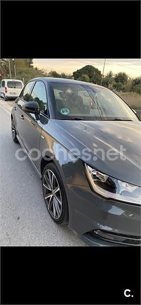 Usado Audi A1 Sportback 95 CV (69 kW) 2016 Gris / plata Utilitario