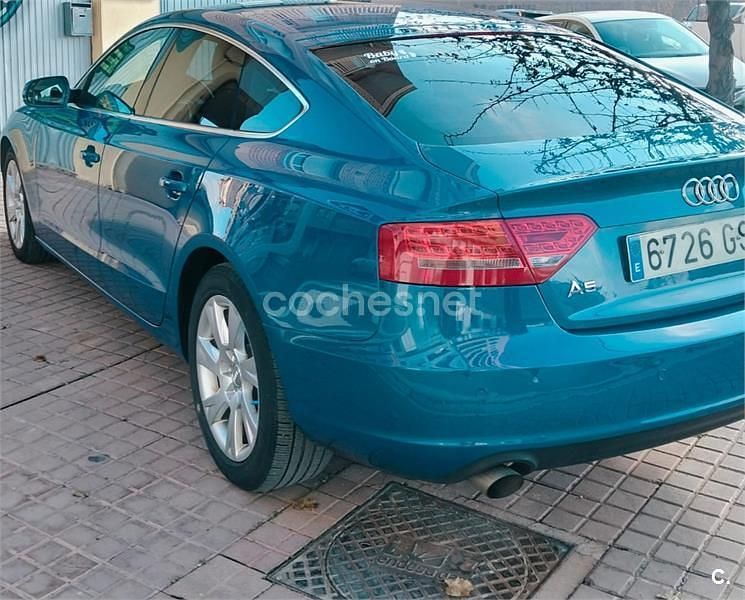Usado Audi A5 Sportback 211 CV (155 kW) 2010 Azul Utilitario