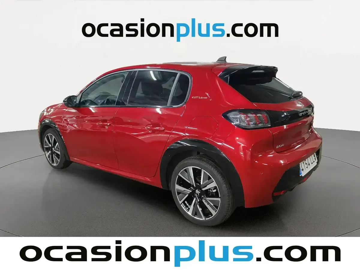 Usado Peugeot 208 GT-line 100 CV (73 kW) 2020 Rojo Utilitario