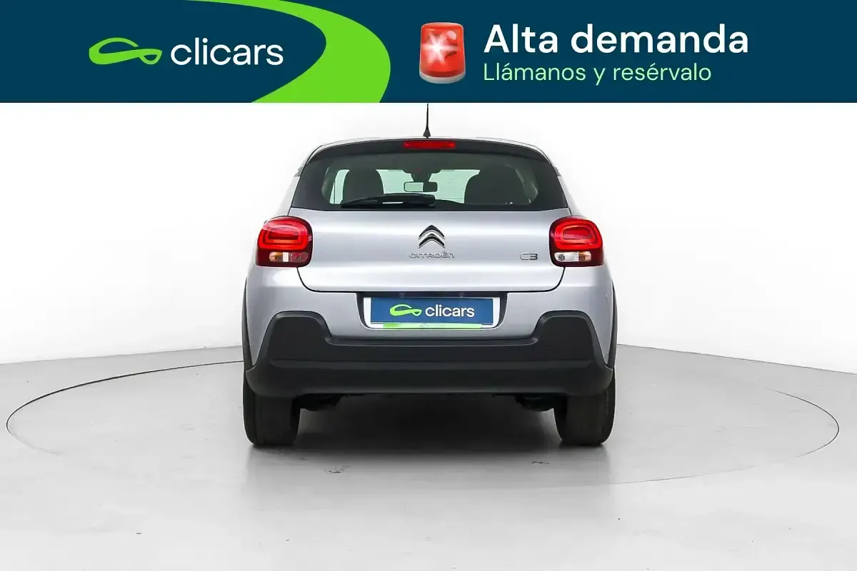 Usado Citroën C3 Feel 83 CV (61 kW) 2022 Gris / plata Utilitario