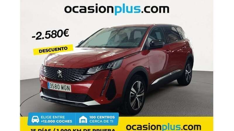 Rojo Usado 2023 Peugeot 5008 Allure Monovolumen | 25.810 € (Precio justo) - Imagen 1/4
