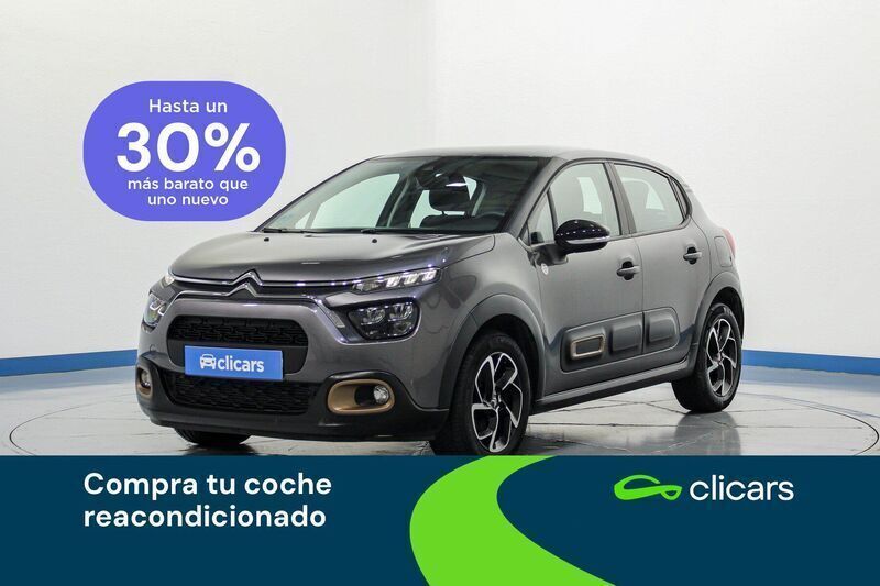 Gris Usado 2023 Citroën C3 PureTech Utilitario | 11.990 € (Precio justo) - Imagen 1/4