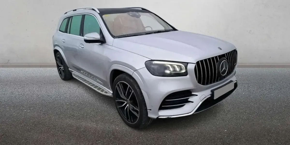Usado Mercedes GLS580 489 CV (359 kW) 2021 Gris SUV