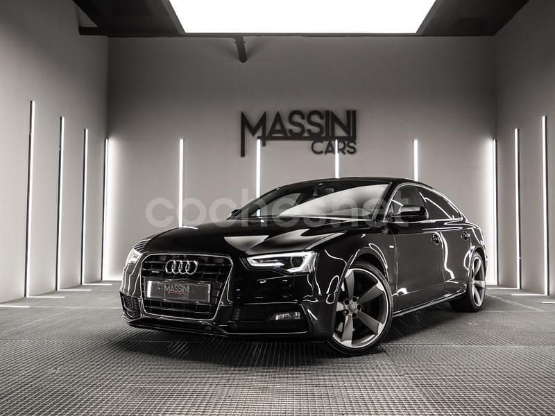 Negro Usado 2015 Audi A5 Sportback S-Line Utilitario | 26.999 € - Imagen 1/4