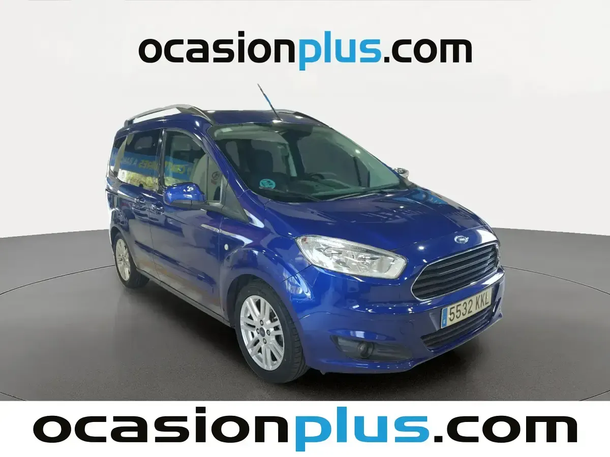 Begagnad Ford Tourneo Courier Titanium 100 HK (73 kW) 2018 Blå Minibuss