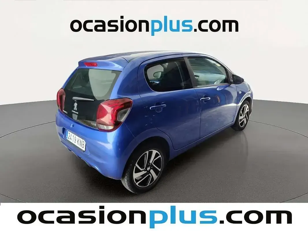 Usado Peugeot 108 Active 72 CV (52 kW) 2018 Azul Utilitario
