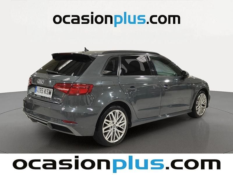 Usado Audi A3 Sportback S-Line 116 CV (85 kW) 2018 Gris Utilitario