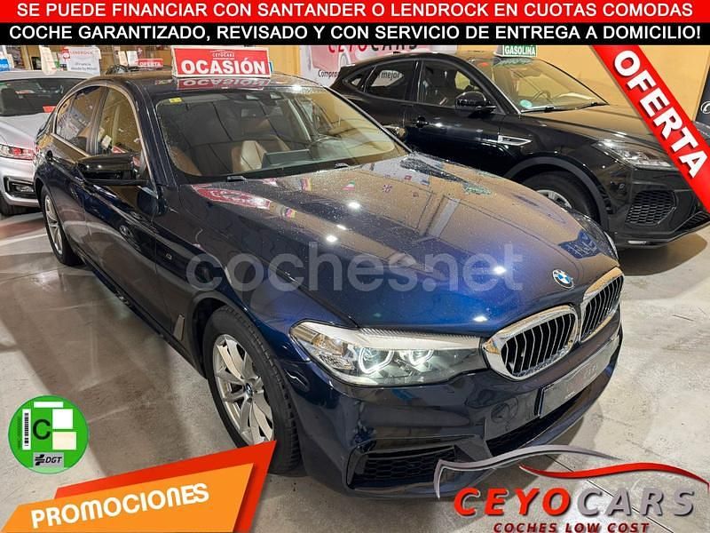 Azul Usado 2018 BMW 520 Efficient Dynamics Berlina | 23.780 € (Precio justo) - Imagen 1/4