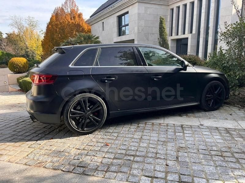 Usado Audi S3 300 CV (220 kW) 2014 Negro Berlina