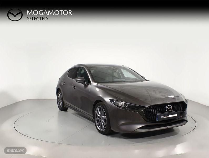 Gris Usado 2022 Mazda 3 Berlina | 23.100 € (Un poco caro) - Imagen 1/4