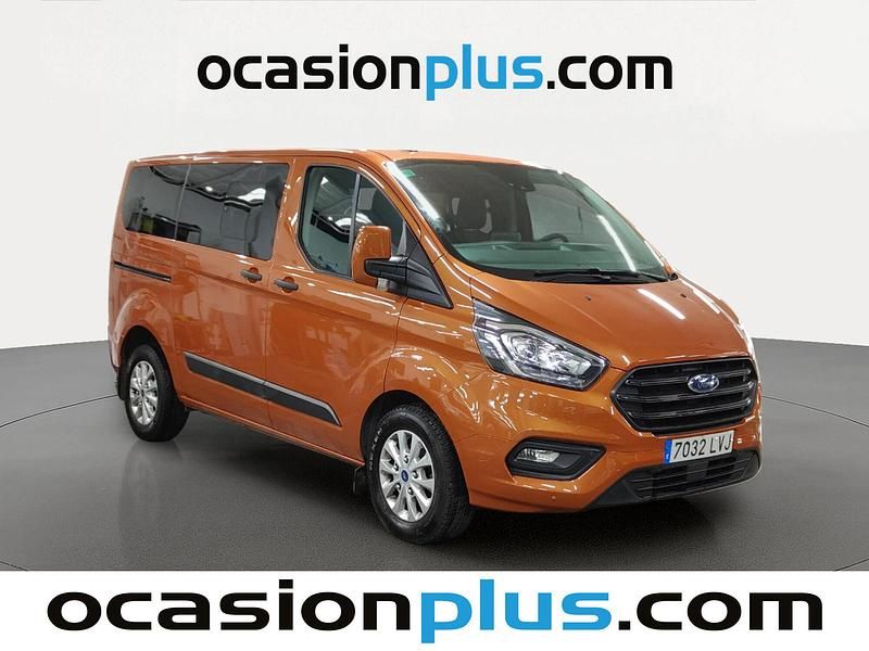 Usado Ford Transit Custom Trend 130 CV (95 kW) 2021 Naranja Familiar