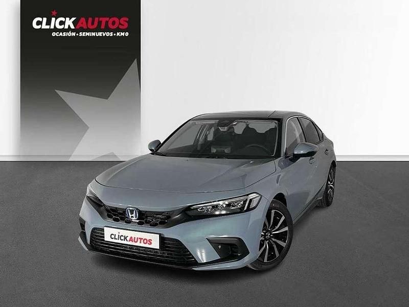 Gris Usado 2024 Honda Civic Elegance Berlina | 29.400 € (Buen precio) - Imagen 1/4