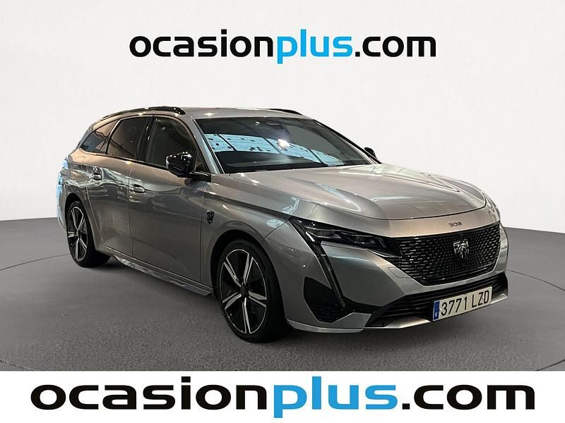 Usado Peugeot 308 SW GT 131 CV (96 kW) 2022 Gris Familiar