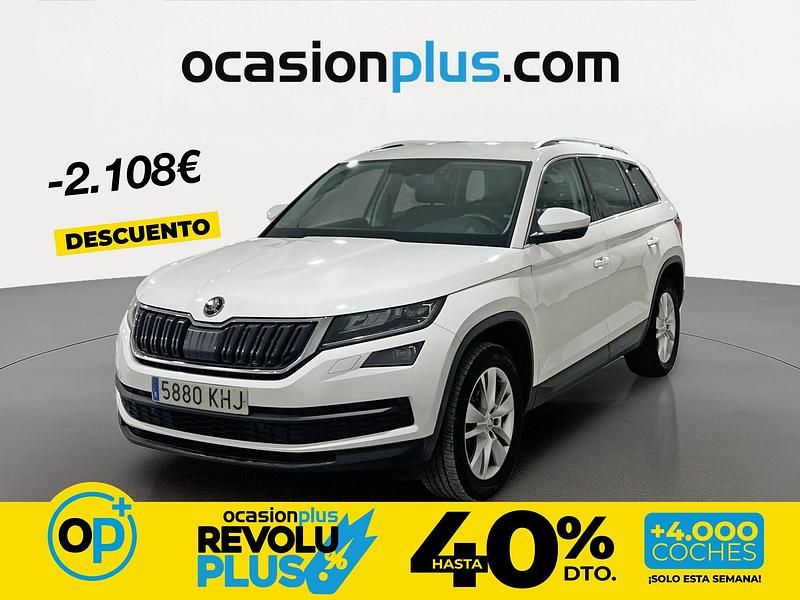 Usado Skoda Kodiaq Style 150 CV (110 kW) 2018 Blanco SUV